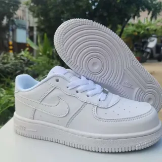 Nike Air Force 1 حذاء رياضي أسلوب حياة أبيض كامل