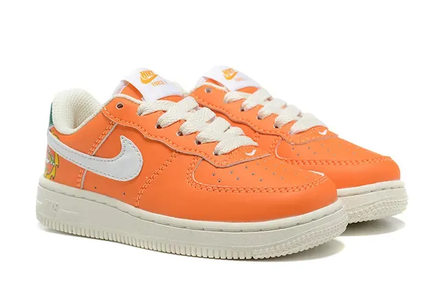 Nike Air Force 1 Blanc Bleu Rose Sneakers Lifestyle 15