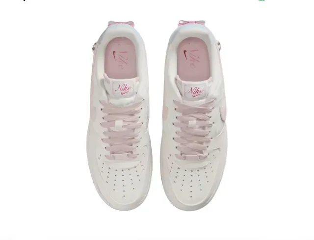 Nike Air Force 1 White Pink Blue Burgundy Lifestyle Sneakers 3