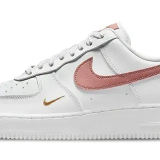 Nike Air Force 1 أحذية رياضية أسلوب حياة أبيض وردي ذهبي