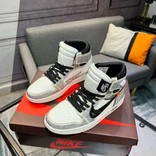 Nike Air Jordan 1 High Off-White Crystal-Embellished বাস্কেটবল জুতো