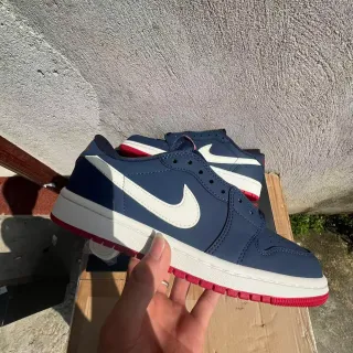 Nike Air Jordan 1 Low Navy White Red Zapatillas Lifestyle