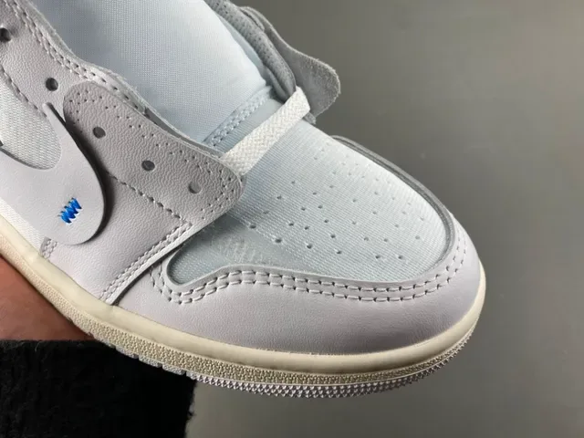 Nike Air Jordan 1 Off-White The Ten حذاء كرة السلة رمادي فاتح 2