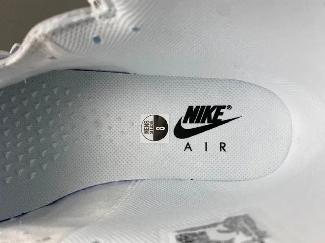 Nike Air Jordan 1 Off-White The Ten حذاء كرة السلة رمادي فاتح 6