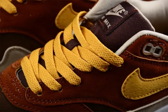 Tênis Lifestyle Nike Air Max 1 Brown Beige Yellow 5