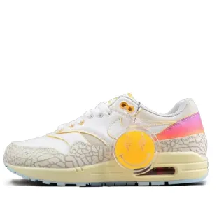 Nike Air Max 1 أبيض أصفر متلألئ أحذية لايف ستايل رياضية
