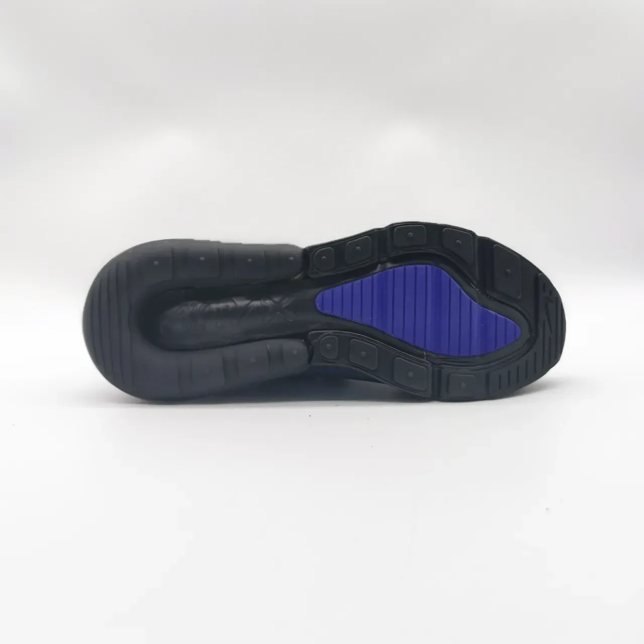Nike Air Max 270 Black Iridescent Blue Purple Running Shoes 2
