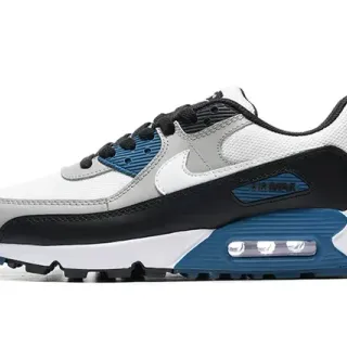 Nike Air Max 90 Blanc Noir Gris Bleu Chaussures Lifestyle