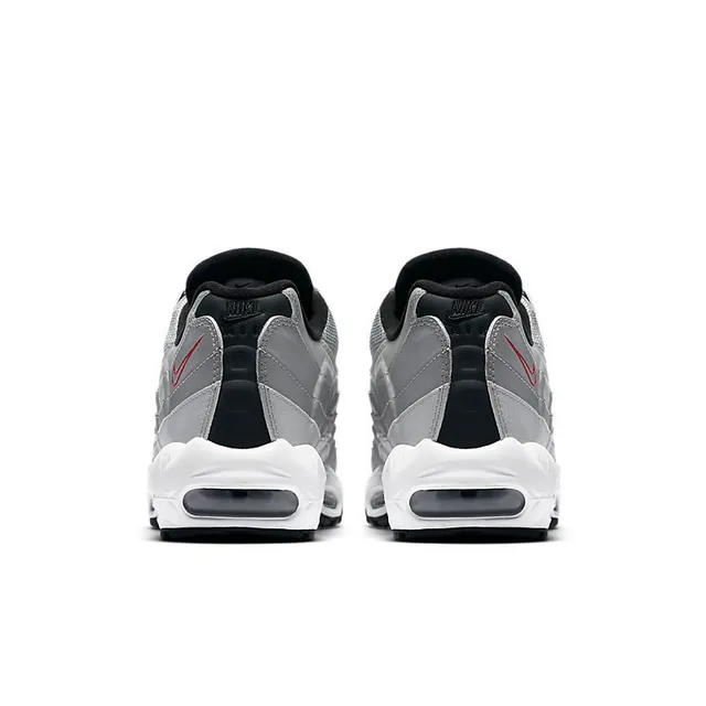 Nike Air Max 95 Metallic Silver Red Lifestyle Sneakers 2