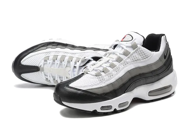 Nike Air Max 95 White Red Maroon Lifestyle Sneakers 17