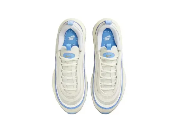Nike Air Max 97 Off-White and Light Blue Lifestyle Sneakers 4