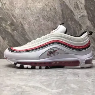 Nike Air Max 97 White Red Black حذاء أسلوب حياة