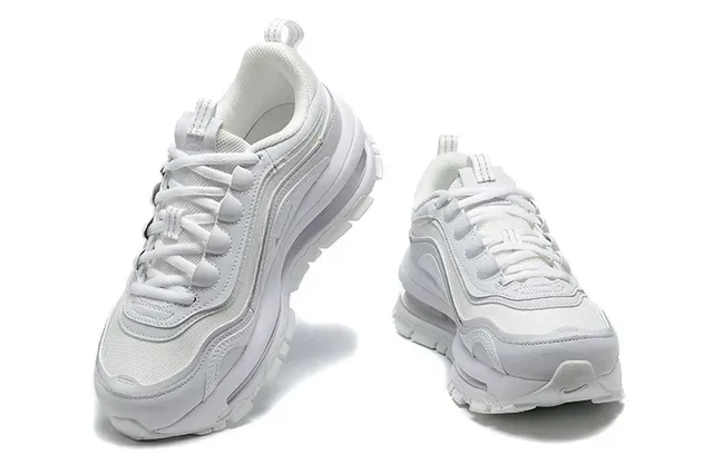 Nike Air Max Scorpion Blances Couches Synthétiques Superposées Translucides Unité Visible Chaussures Chunky 3