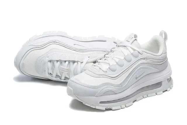 Nike Air Max Scorpion Blances Couches Synthétiques Superposées Translucides Unité Visible Chaussures Chunky 4