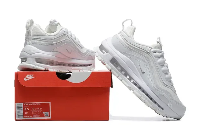 Nike Air Max Scorpion Blances Couches Synthétiques Superposées Translucides Unité Visible Chaussures Chunky 6