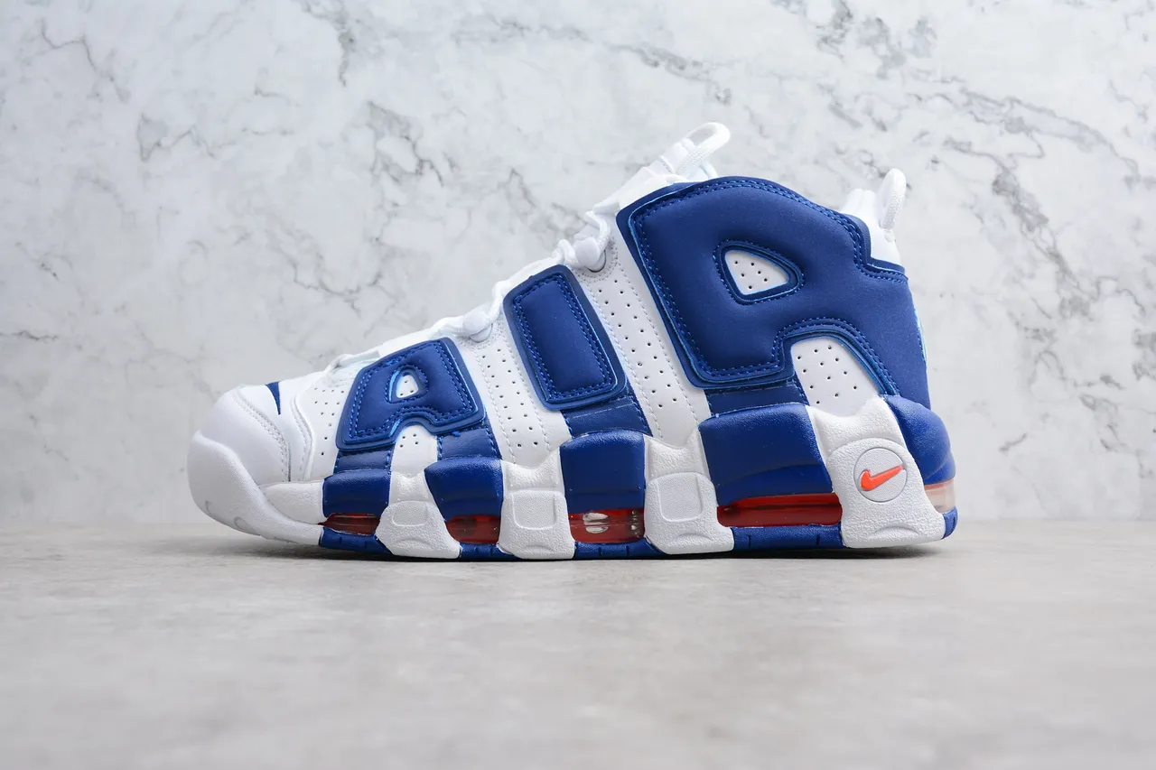 Nike Air More Uptempo 白 皇家蓝 红 篮球鞋 8