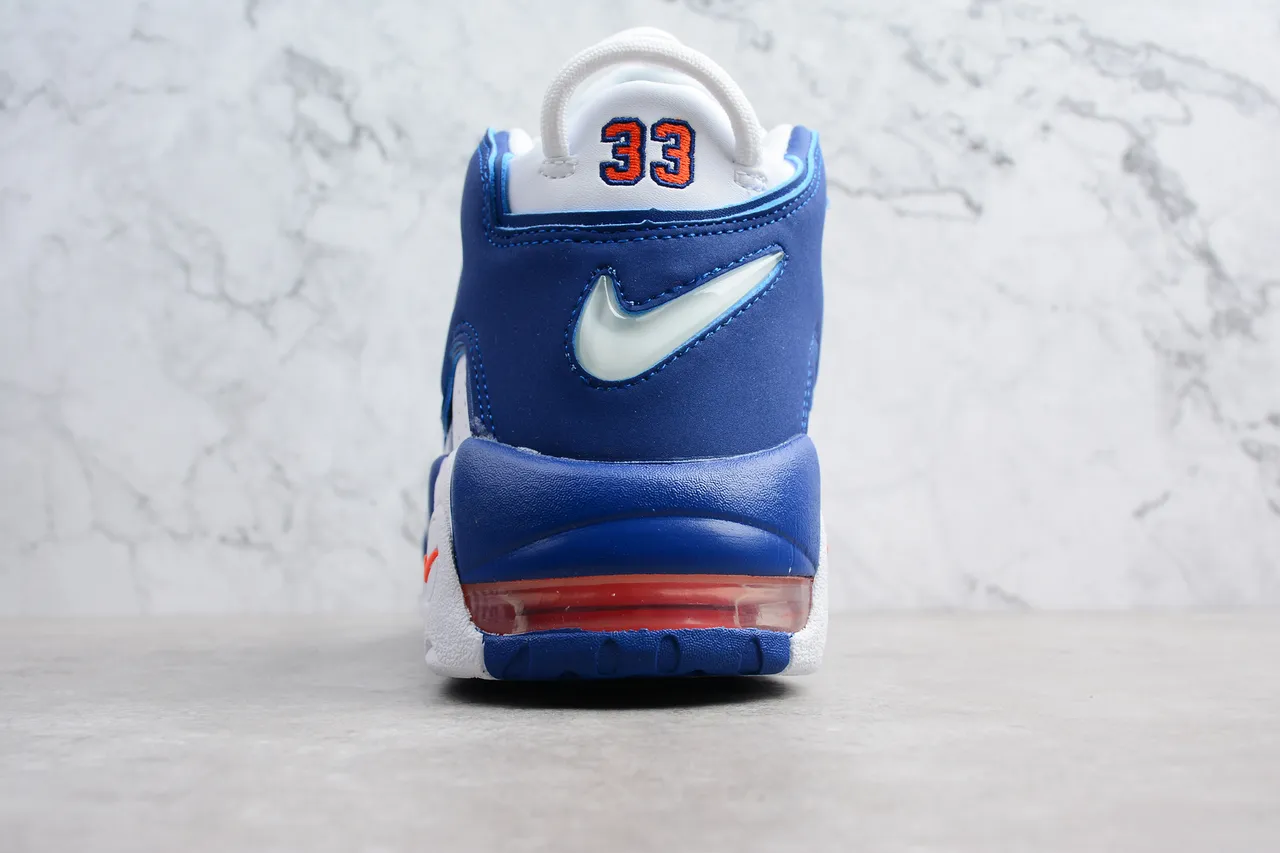 Nike Air More Uptempo 白 皇家蓝 红 篮球鞋 4