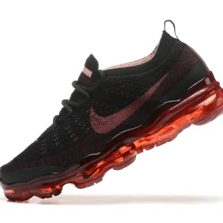 Nike Air VaporMax Noir Rouge Flyknit Chaussures de course