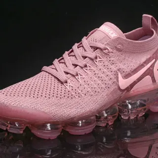 Nike Air VaporMax Flyknit 2 حذاء رياضي لايف ستايل وردي غباري