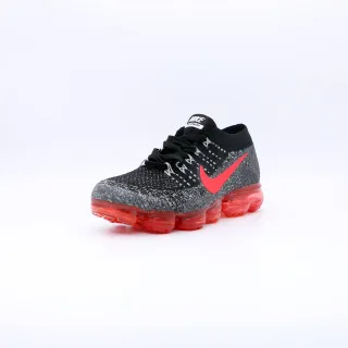Nike Air VaporMax Flyknit काला भूरा लाल रनिंग जूते