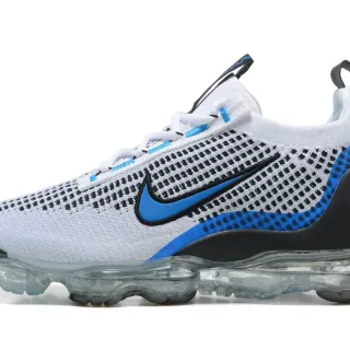 Nike Air VaporMax Flyknit أحذية رياضية أسلوب حياة بيضاء زرقاء سوداء