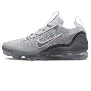 Nike Air VaporMax Flyknit أحذية رياضية أسلوب حياة نسائية رمادي ووردي