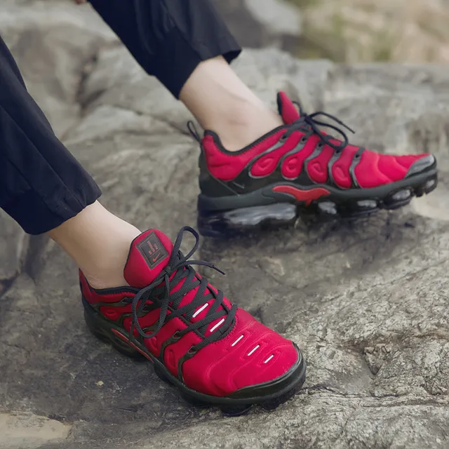 Nike Air VaporMax Plus Red Black Lifestyle Sneakers 3