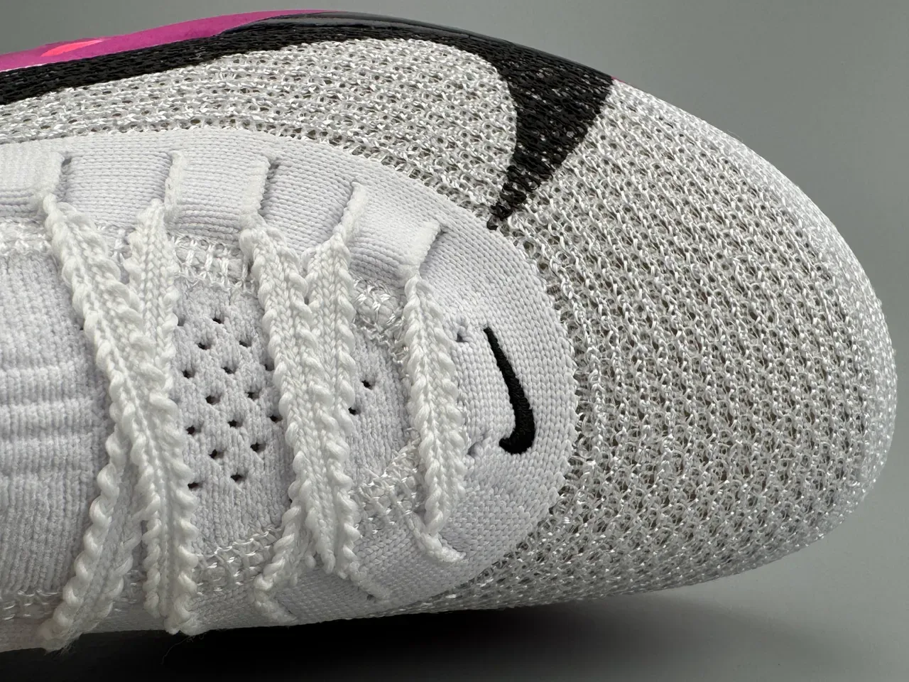 Nike Air Zoom Alphafly 3 White Black Magenta Running Shoes 4