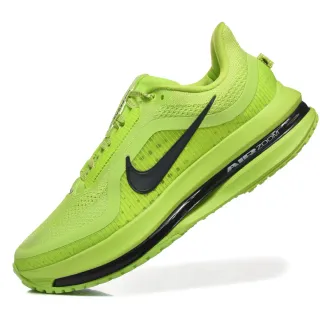 Nike Air Zoom Pegasus সবুজ কালো শ্বাসযোগ্য বুননো মেশ উপর Swoosh Overlay দৌড়ানোর জুতা