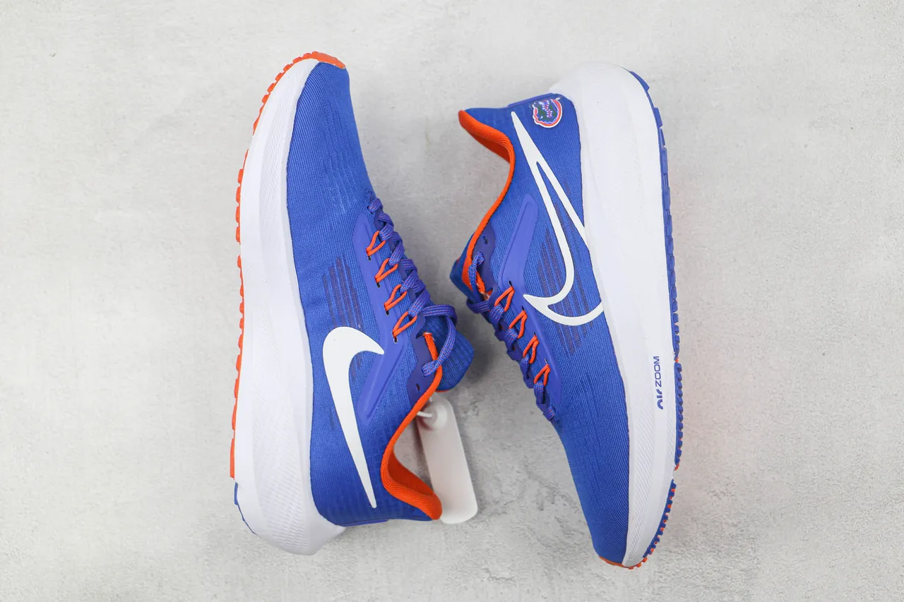 Nike Air Zoom Pegasus azul real naranja Florida Gators Zapatos de correr 2