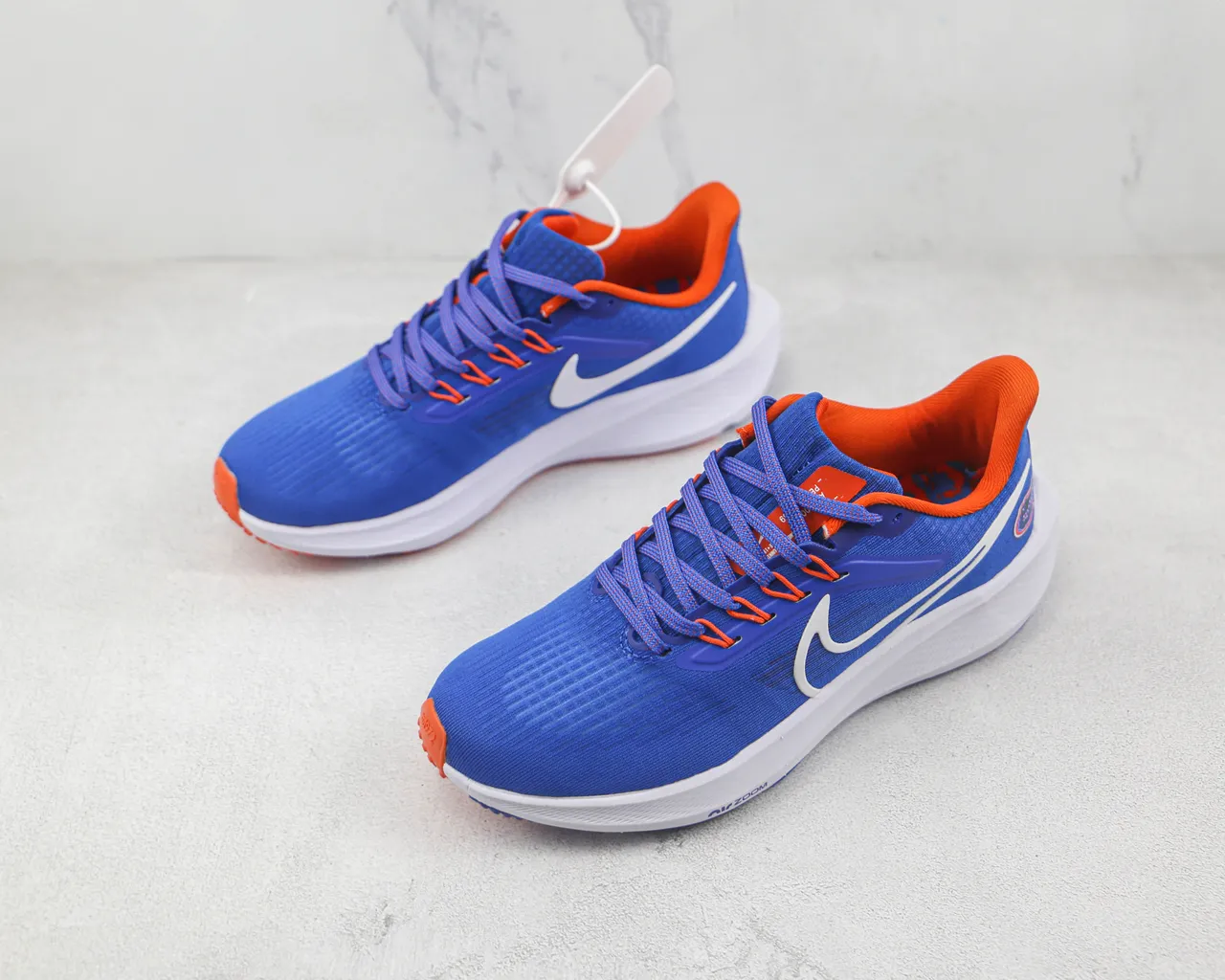 Nike Air Zoom Pegasus azul real naranja Florida Gators Zapatos de correr 4