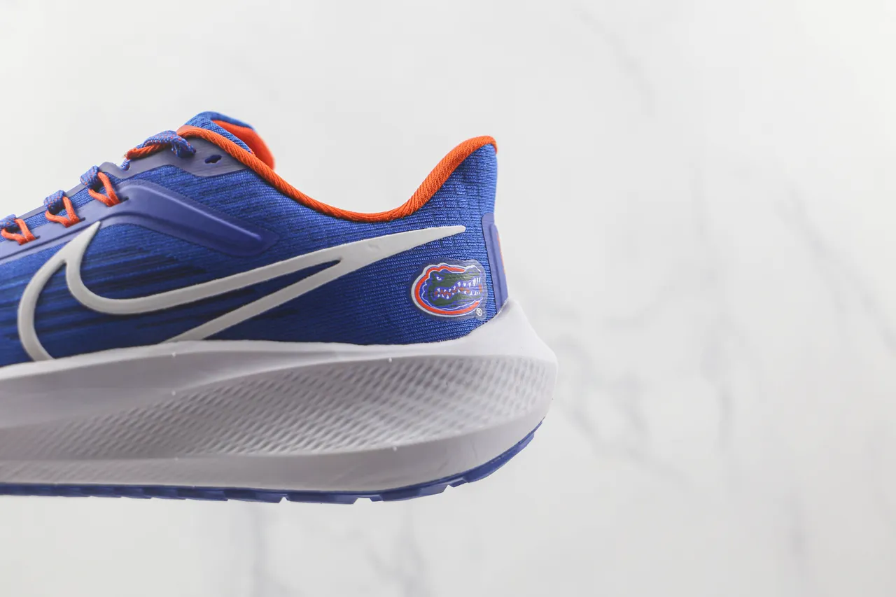 Nike Air Zoom Pegasus azul real naranja Florida Gators Zapatos de correr 7