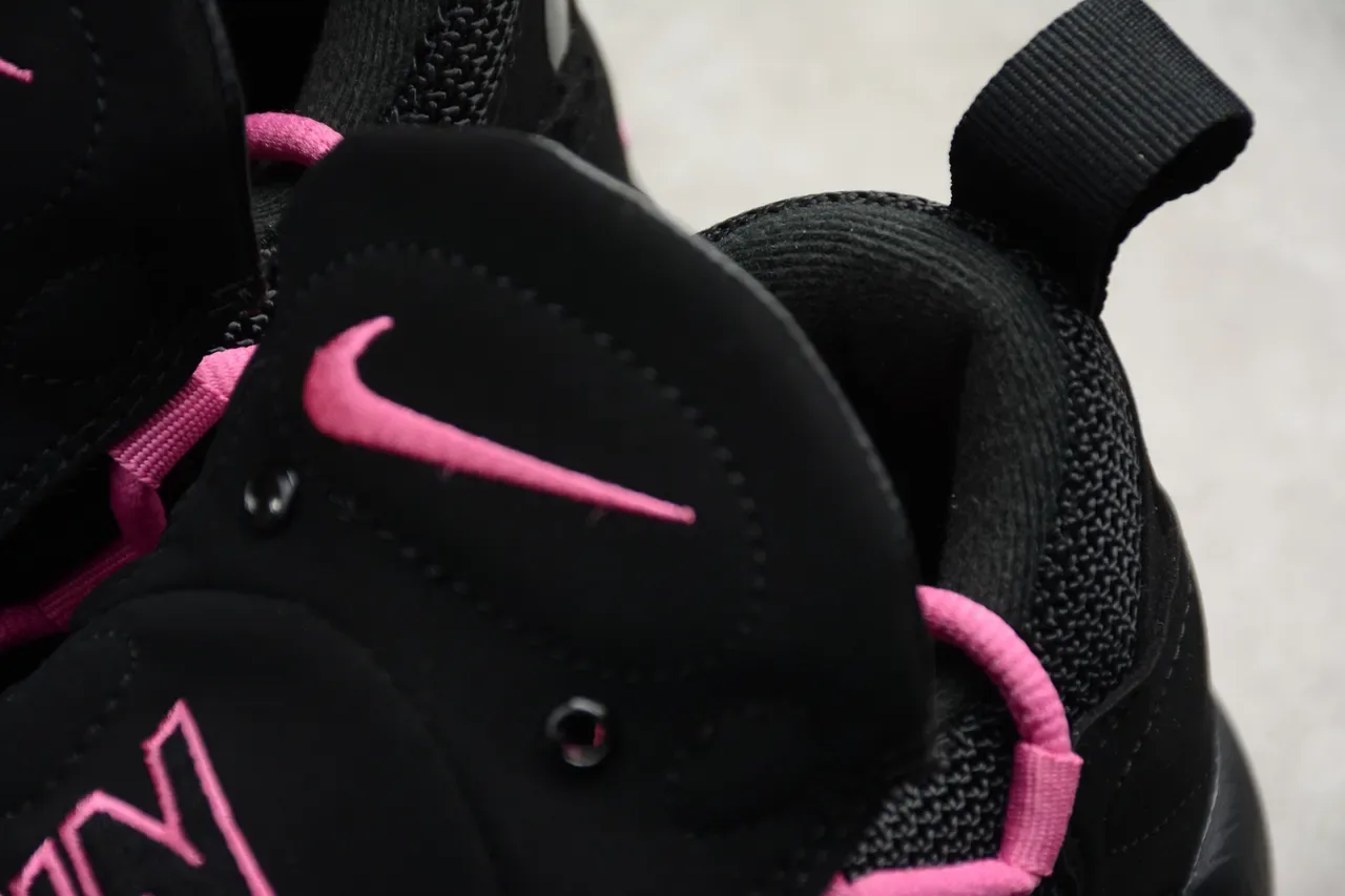 Nike Black Pink High-Top Segmented Midsole Lifestyle Sneakers 4