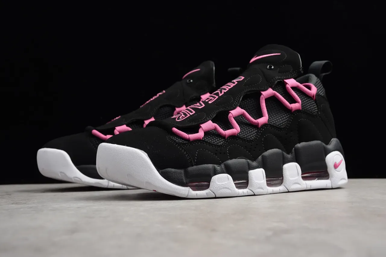 Nike Black Pink High-Top Segmented Midsole Lifestyle Sneakers 12