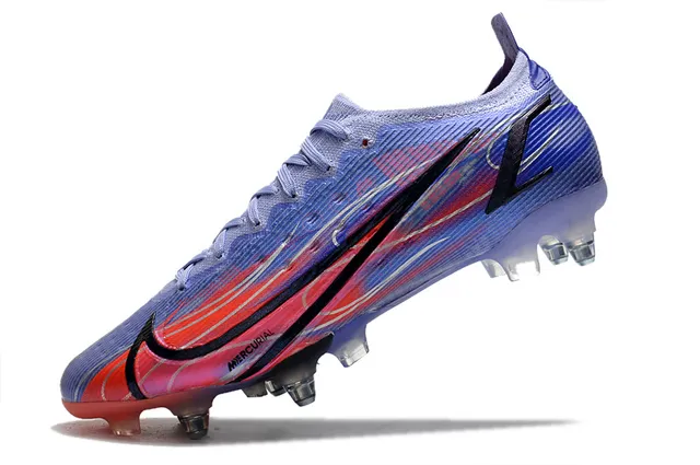 Nike Blue Yellow Low-Cut Dynamic-Fit Upper Gradient Mesh Firm-Ground Soccer Shoes 19