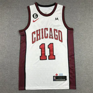 Nike Chicago Bulls City Edition 白色篮球球衣