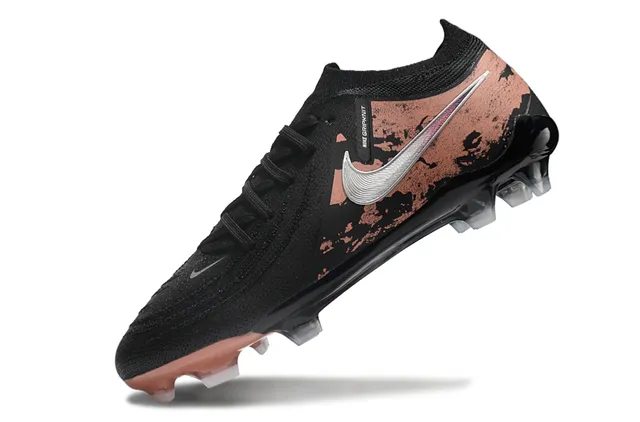 Nike Cyclone أسود بني منخفض القطع أزيق جوارب أعلى تالف طبقة نحاس أرضية صلبة أحذية كرة القدم 3