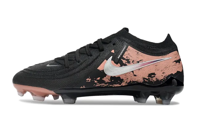 Nike Cyclone أسود بني منخفض القطع أزيق جوارب أعلى تالف طبقة نحاس أرضية صلبة أحذية كرة القدم 7