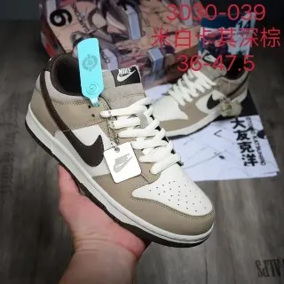 نيكي Dunk Low بيجي بني أبيض لايف ستايل سنيكرز