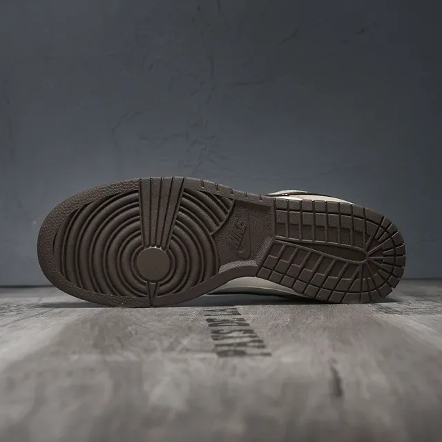 Nike Dunk Low Beige Brown White Lifestyle Sneakers 5