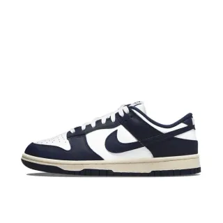 Nike Dunk Low Navy and White حذاء سنيكر أسلوب حياة