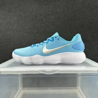 Nike Epic React Flyknit أحذية رياضية أنيقة زرقاء وبيضاء