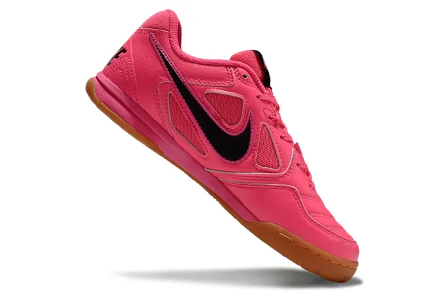 Nike GATO গোলাপি ও কালো ইন্ডোর সকার জুতো 3