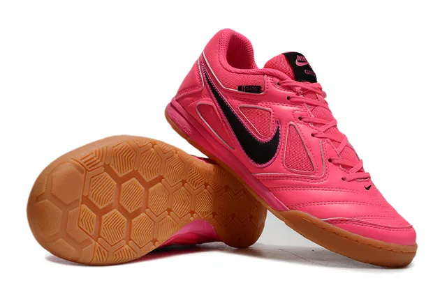 Nike GATO গোলাপি ও কালো ইন্ডোর সকার জুতো 5