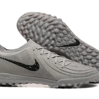 Nike Gray Black Turf Soccer Shoes