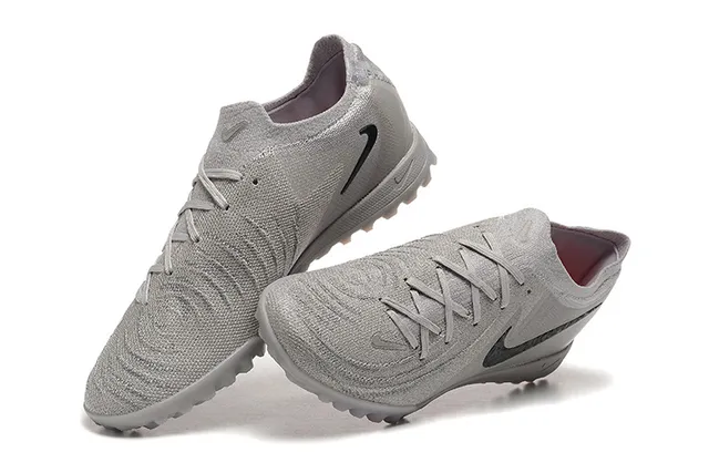 Nike أحذية كرة القدم تيرف رمادي أسود 3