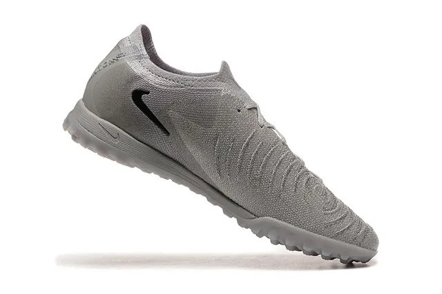 Nike أحذية كرة القدم تيرف رمادي أسود 4