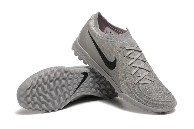 Nike أحذية كرة القدم تيرف رمادي أسود 6