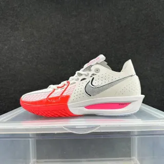 Nike GT CUT सफेद लाल गुलाबी बास्केटबॉल जूते