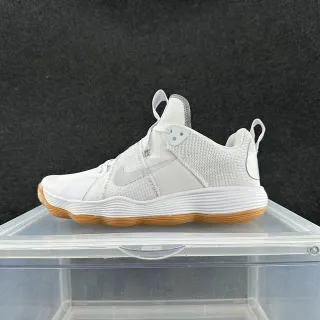 Nike Hyperdunk सफेद भूरा उच्च टॉप जाली-सिंथेटिक हाइब्रिड ऊपरी बास्केटबॉल जूते